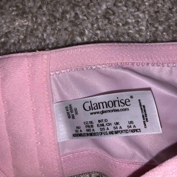 Glamorise Light Pink Push Up bra size 54A - Picture 10 of 14